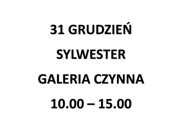 Godziny otwarcia w Sylwestra (31.12)